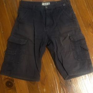 Charcoal Gray Cargo Shorts